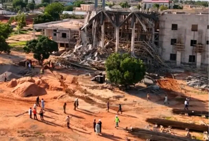 Gombe Assembly collapse at section of new House of Assembly complex under construction