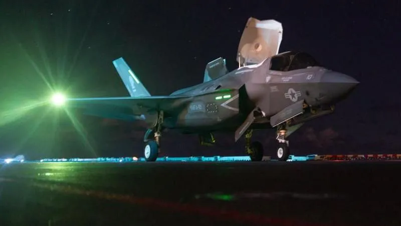 President Donald Trump speaking as the United States launches fresh military strikes against Iran