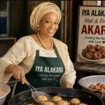 Presidency shares AI image of Remi Tinubu selling akara