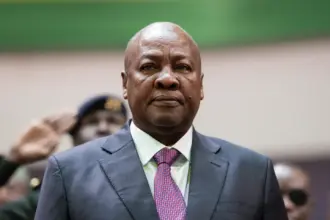 Ghanaian President John Mahama calling for an AU debate on xenophobia in South Africa