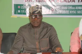 NPC officials announcing digital birth registration across Kwara State
