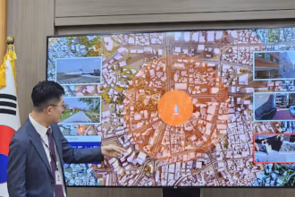 South Korea stalking app showing real-time location tracking for offenders