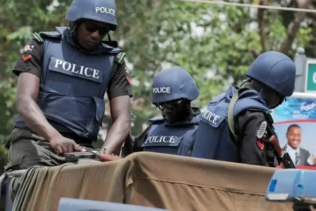 Nigeria Police officers during nationwide operations against kidnapping and armed crime