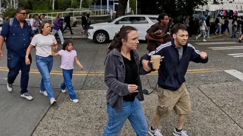 Police responding to the Seattle festival shooting near the Space Needle