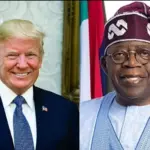 Donald Trump pledging US support to President Bola Tinubu in the fight against terrorists in Nigeria