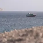 Smoke rising after fresh US strikes on Iran amid the Strait of Hormuz conflict