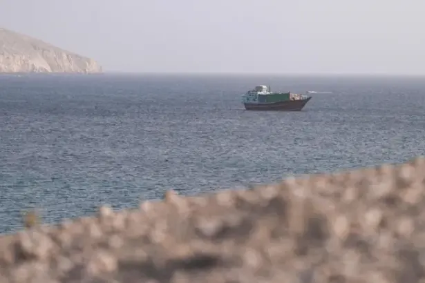 Smoke rising after fresh US strikes on Iran amid the Strait of Hormuz conflict