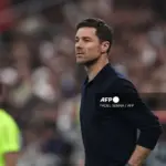 Xabi Alonso speaking during Chelsea’s pre-season preparations
