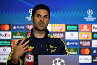 Arsenal manager Mikel Arteta ahead of the Premier League champions’ title defence