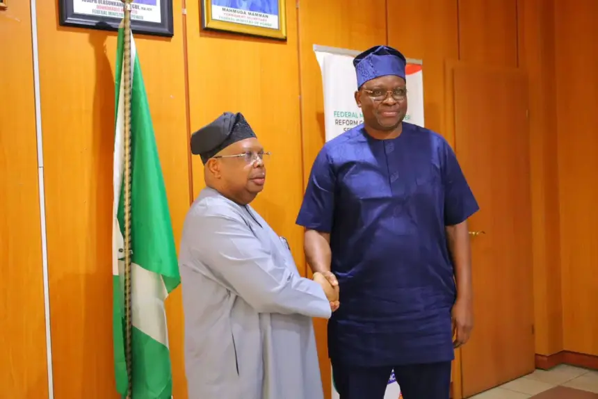 Ayodele Fayose inaugurated as chairman of the Rural Electrification Agency governing board in Abuja