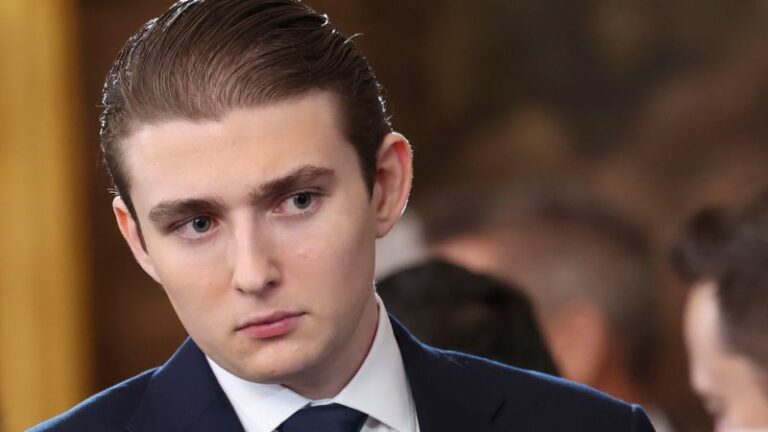 Barron Trump as the US Secret Service investigates an Iranian television video discussing a potential threat against him