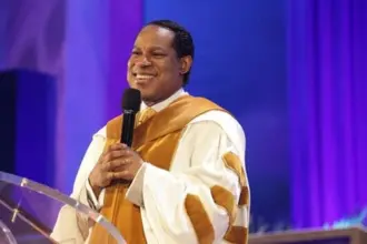Pastor Chris Oyakhilome unveiling the Tsion range of electric cars