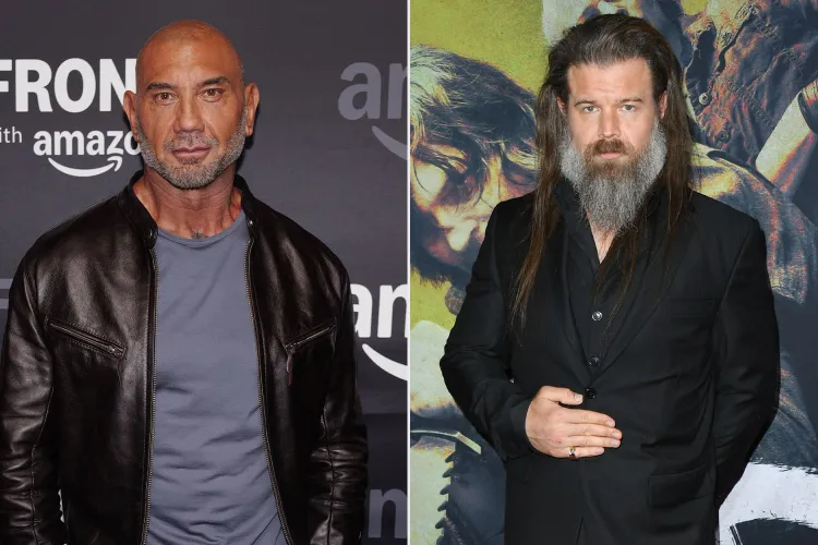 Actor Dave Bautista after being confirmed as Kratos in the God of War television series