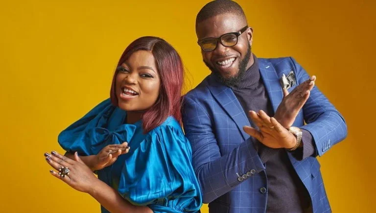 Funke Akindele and ex-husband JJC Skillz spending time with their twin sons during a family holiday in Paris