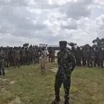 Kebbi Governor Nasir Idris visits newly deployed Nigerian Army troops in Yauri amid efforts to tackle bandit attacks