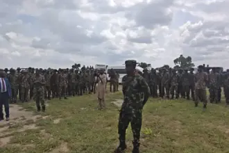 Kebbi Governor Nasir Idris visits newly deployed Nigerian Army troops in Yauri amid efforts to tackle bandit attacks