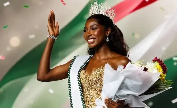 Nigeria’s Tamunosoye Karibi-George after winning Africa Top Model at Miss World 2026