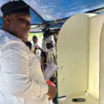 ADC governorship candidate Najeem Salaam votes during the Osun election