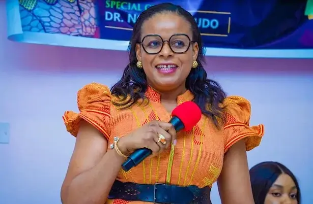 Anambra First Lady Nonye Soludo encouraging mothers to practise exclusive breastfeeding
