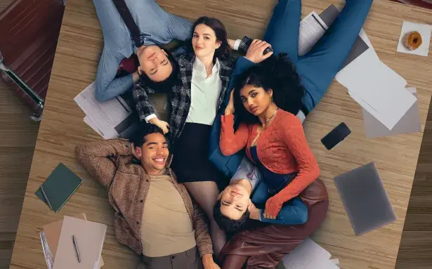 Cast of Mindy Kaling’s comedy Not Suitable for Work following its cancellation by Hulu