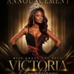 Nigerian-American beauty queen Victoria Oluwakotanmi wearing the Miss Grand USA 2026 crown