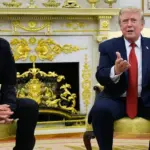 Donald Trump hosts teenage lifeguard Ryder Williams at the White House