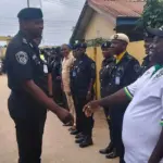New Edo Commissioner of Police Patrick Daor speaks after assuming office in Benin City