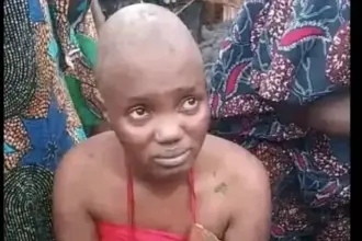Wasilat participating in traditional rites at the Oloolu compound after the Ibadan festival controversy