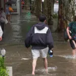 Heavy rain and flooding in eastern China after Typhoon Dolphin forced more than one million people from their homes