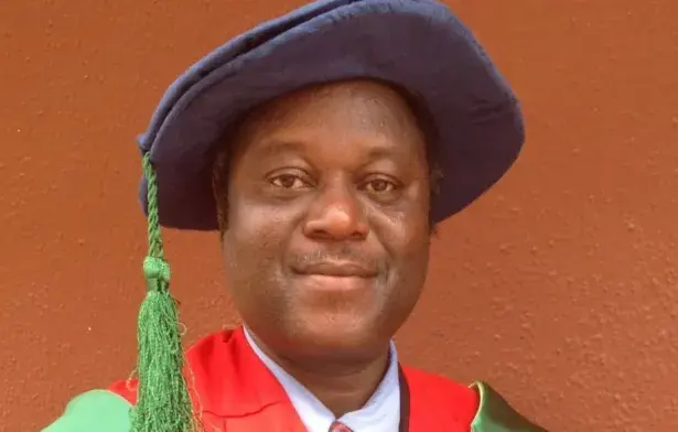 UNIOSUN Vice-Chancellor Clement Adebooye addressing newly inducted medical graduates