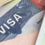 Nigerian passport and United States visa documents illustrating the permanent US visa bond programme