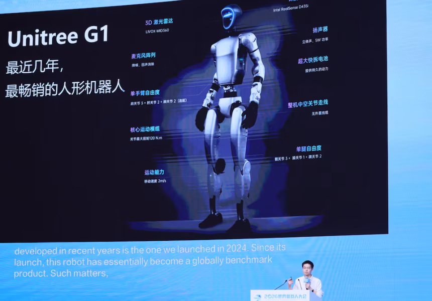 Unitree humanoid robot as CEO predicts major breakthrough in artificial intelligence