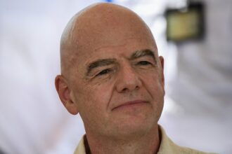 FIFA president Gianni Infantino amid opposition to his proposed World Cup investment plan