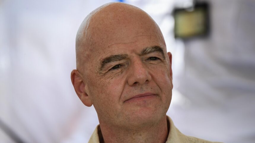 FIFA president Gianni Infantino amid opposition to his proposed World Cup investment plan