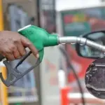 Fuel nozzle at a filling station following Dangote Refinery’s petrol and diesel price reduction