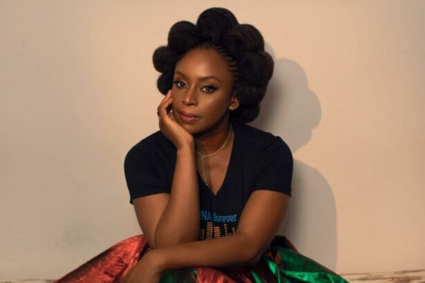 Nigerian author Chimamanda Ngozi Adichie speaking about the death of her young son
