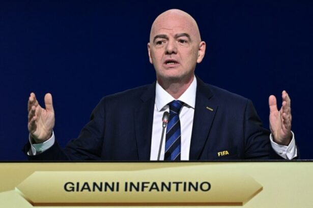 FIFA President Gianni Infantino as FIFA and CAF intervene in the NFF leadership crisis