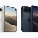 Apple CEO John Ternus unveiling the company’s first foldable iPhone Duo