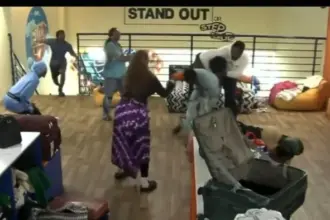 BBNaija housemates Keivo and Tram clash during argument over shirt
