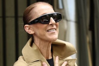 Celine Dion greeting fans in Paris ahead of her first full concert in six years