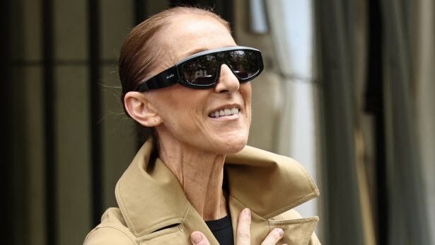 Celine Dion greeting fans in Paris ahead of her first full concert in six years