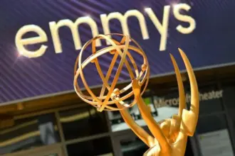 Emmy Award statuette as the Television Academy considers a move to Amazon Prime Video