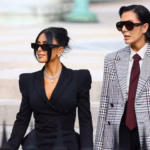 Kim Kardashian attending an event after the Paris jewellery robbery case