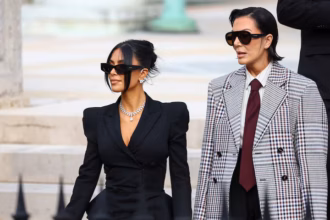 Kim Kardashian attending an event after the Paris jewellery robbery case