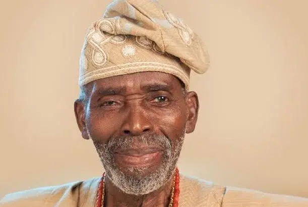 Veteran Nollywood actor Olu Jacobs during a public appearance