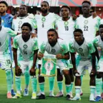 Super Eagles players during Nigeria’s 3-0 defeat to Guinea-Bissau