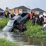 Damaged 2025 Toyota Tundra pickup allegedly driven away from a Lagos car dealership
