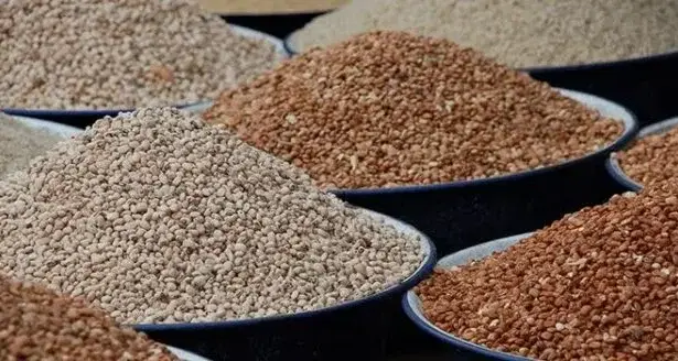 Beans sold in a Nigerian market amid NAFDAC pesticide safety concerns