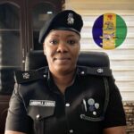 Lagos police officers during security operation ahead of President Tinubu’s arrival