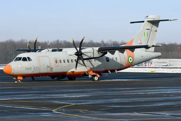 Wreckage of Nigerian Air Force aircraft after crash in Igbokoda